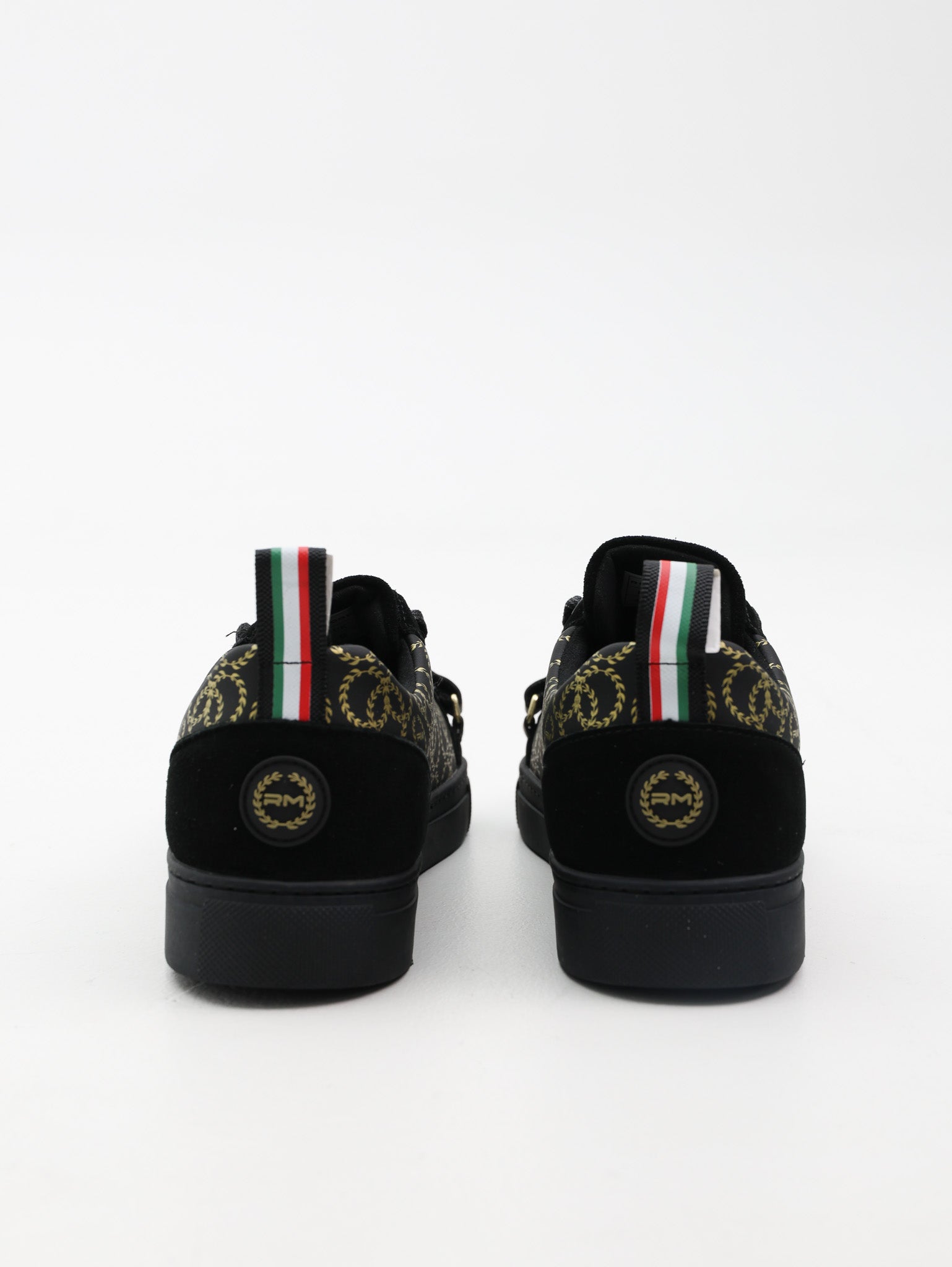 Rossimoda Sneakers Low Alta Gold Print Black